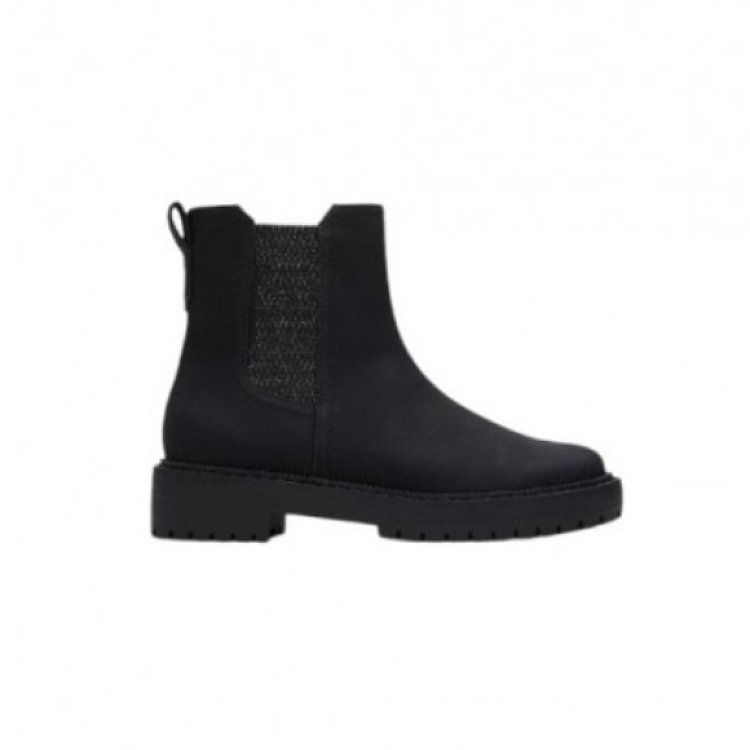 TOMS Παιδικά Μποτάκια Toms Bennet για Κορίτσια Black (Μεγέθη 30-35) ΜΑΥΡΟ