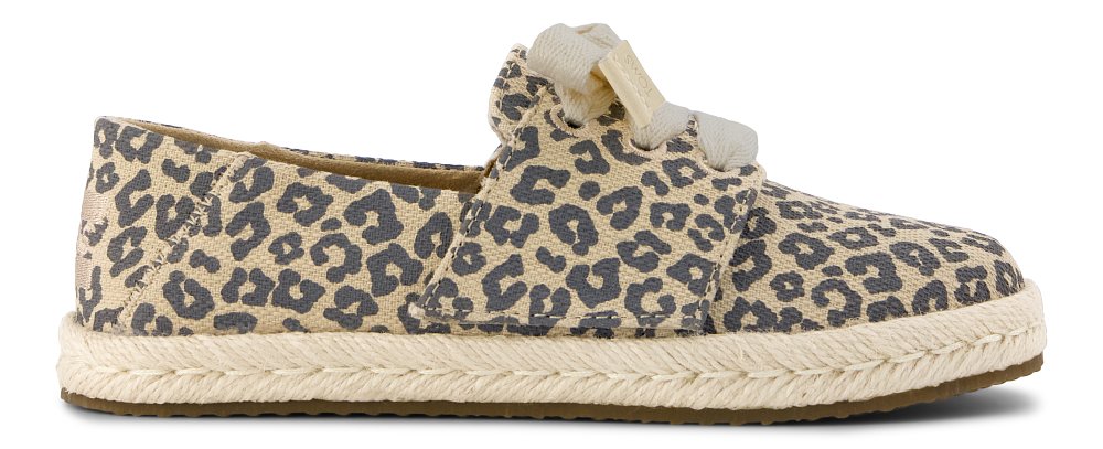 Παιδικά Παπούτσια Toms Carolina Lace-Up για Κορίτσια Λεοπάρ (Μεγέθη 30-35,5) ΛΕΥΚΟ