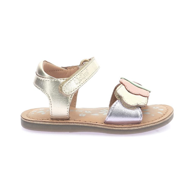 KICKERS Παιδικά Πέδιλα Kickers Dyastar για Κορίτσια Multi (Μεγέθη 22-34) ΧΡΥΣΟ