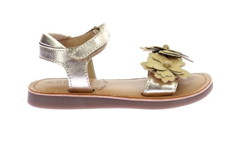 Παιδικά Πέδιλα Mod8 για Κορίτσια Gold Flowers (Μεγέθη 26-36) ΧΡΥΣΟ
