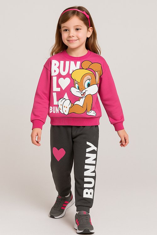 Βρεφικό Σετ για Κορίτσια Lola Bunny ΦΟΥΞΙΑ