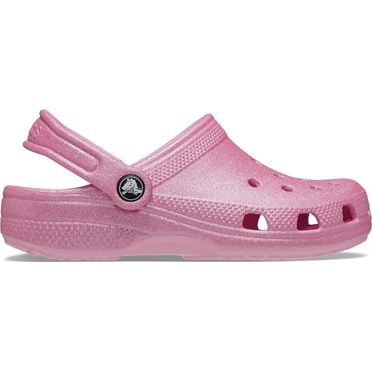 Βρεφικά Σαμπό Crocs Classic Clog για Κορίτσια Pink Tweed Glitter (Μεγέθη 19-28) ΡΟΖ