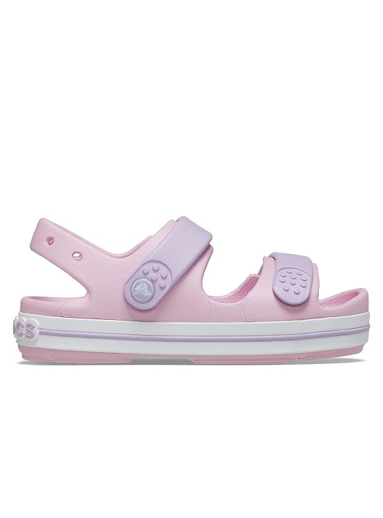 Crocs Crocband Παιδικά Σανδάλια για Κορίτσια Pink (Μεγέθη 28-35) ΡΟΖ