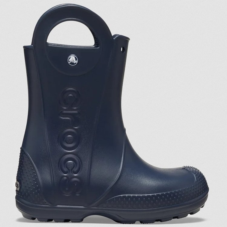 Παιδικές Γαλότσες Crocs Handle Rain Navy (Μεγέθη 28-31) ΜΠΛΕ