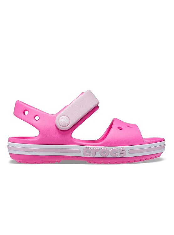 Παιδικά Σανδάλια Crocs Bayaband Sandal για Κορίτσια Pink (Μεγέθη 28-35) ΡΟΖ - CROCS - 