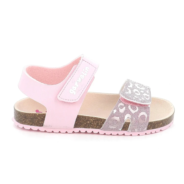 Παιδικά Σανδάλια Garvalin για Κορίτσια Pink Leopard (Μεγέθη 25-34) ΡΟΖ
