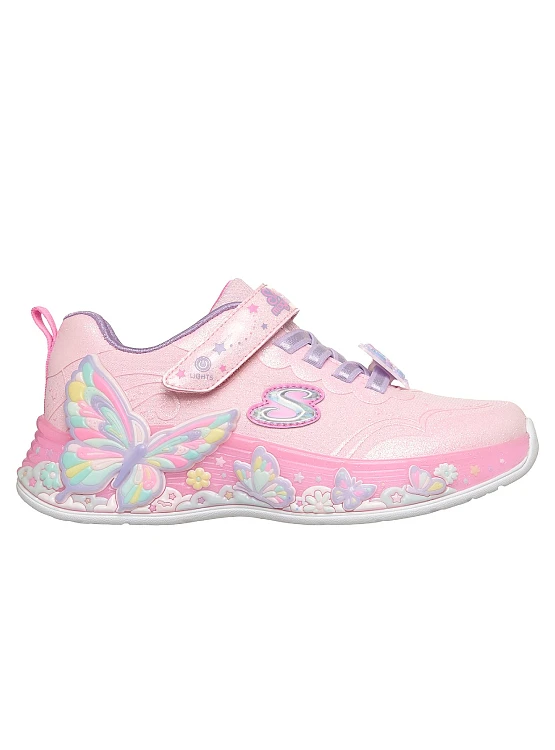 SKECHERS Παιδικά Παπούτσια Skechers για Κορίτσια Pink Butterfly (Μεγέθη 27-35) ΡΟΖ