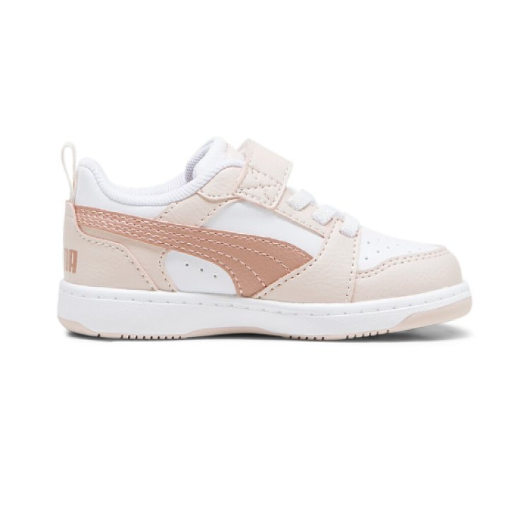 Βρεφικά Παπούτσια Puma Rebound V6 για Κορίτσια Peach (Μεγέθη 20-27) ΡΟΖ