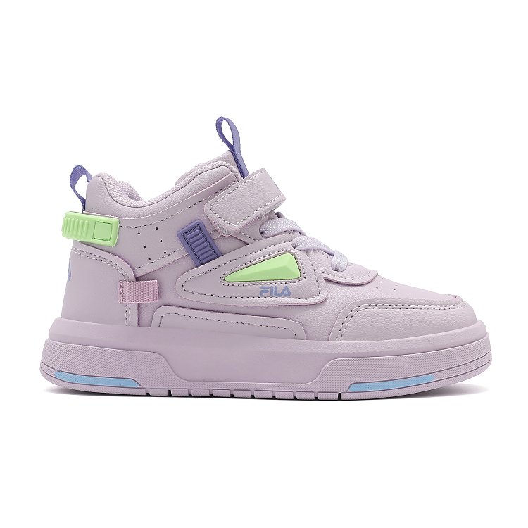 Παιδικά Παπούτσια Fila Memory Ayo 4 για Κορίτσια Lilac/Neon (Μεγέθη 28-35) ΜΩΒ