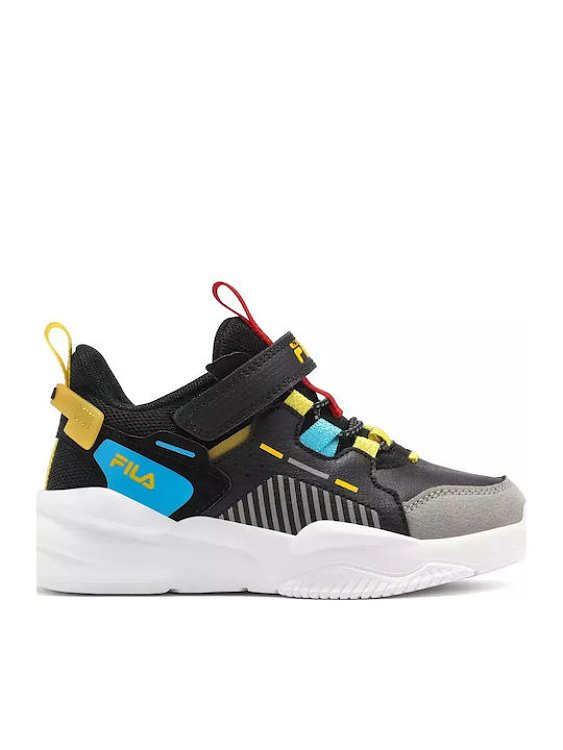 Παιδικά Παπούτσια Fila Memory Dash 2 για Αγόρια Black/Blue (Μεγέθη 28-35) ΜΑΥΡΟ - FILA - 