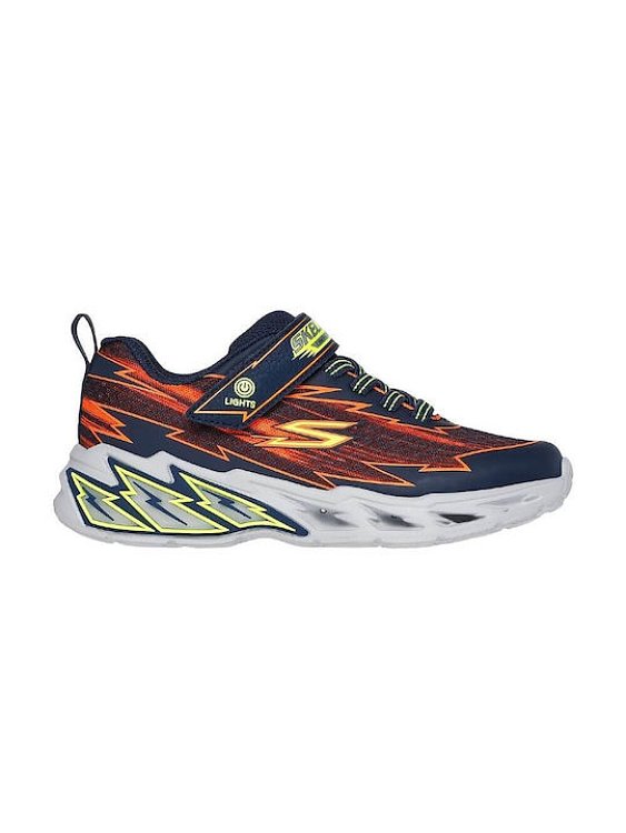 SKECHERS Παιδικά Παπούτσια Skechers Quantroid Vortex 2.0 για Αγόρια Orange (Μεγέθη 27-35) ΠΟΛΥΧΡΩΜΟ