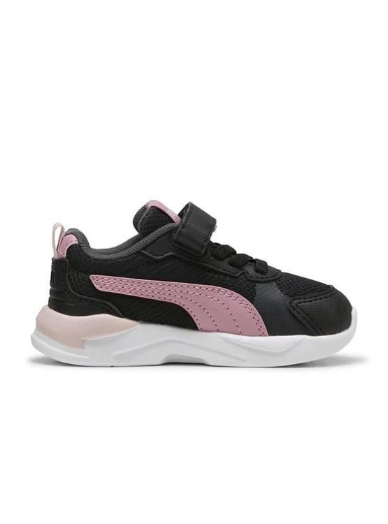 PUMA Βρεφικά Παπούτσια Puma X-Ray 3 Lt για Κορίτσια Black/Pink (Μεγέθη 20-27) ΜΑΥΡΟ