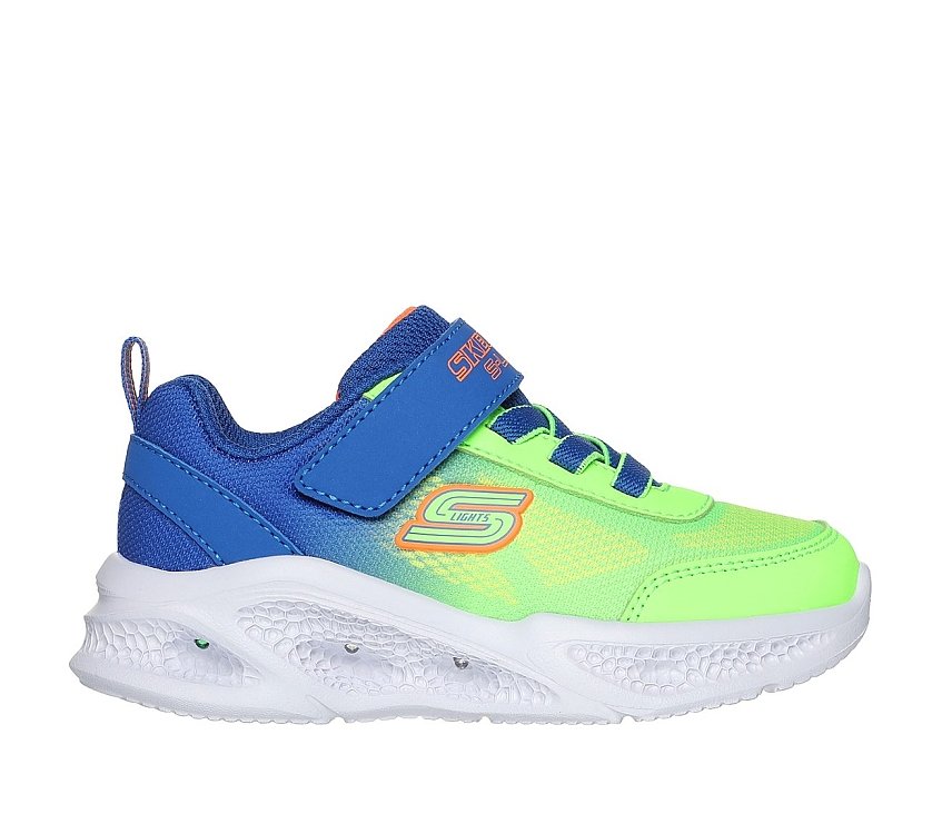SKECHERS Βρεφικά Παπούτσια Skechers Krendoxγια Αγόρια Blue/Lime (Μεγέθη 22,5-26,5) ΚΙΤΡΙΝΟ
