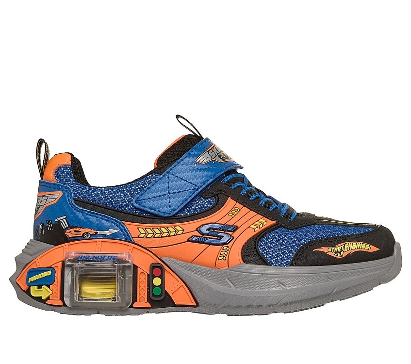 SKECHERS Παιδικά Παπούτσια Skechers Garage για Αγόρια (Μεγέθη 27-35) ΠΟΛΥΧΡΩΜΟ