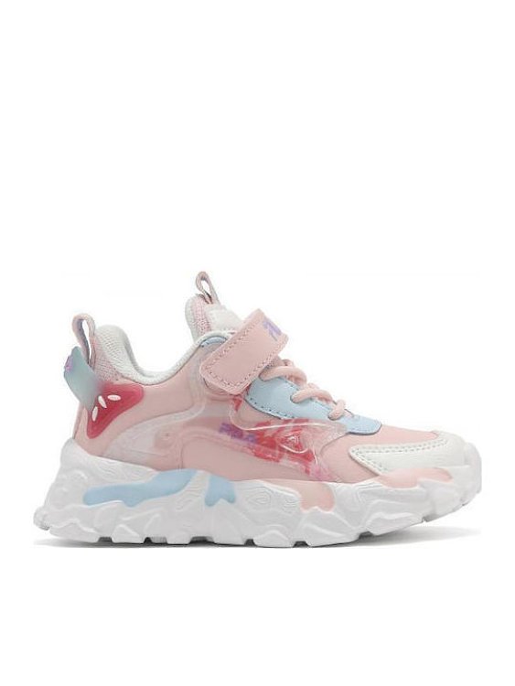 Βρεφικά Παπούτσια Fila Memory Musha 2 για Κορίτσια Light Blue/Pink (Μεγέθη 23-27) ΡΟΖ - FILA - 