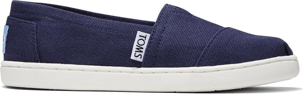 TOMS Παιδικά Παπούτσια Alpagrata Slip-on για Αγόρια Navy (Μεγέθη 30-36) ΜΠΛΕ