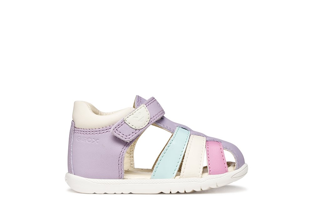 Βρεφικά Παπούτσια Geox Sandal Macchia για Κορίτσια Lilac/Watersea (Μεγέθη 19-26) ΡΟΖ - GEOX - 