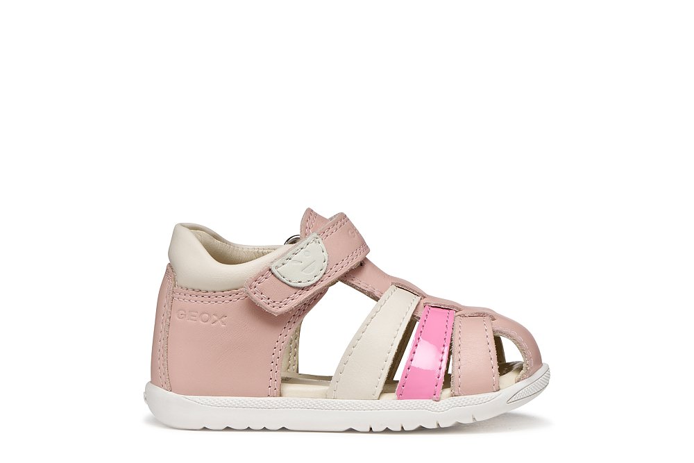 Βρεφικά Παπούτσια Geox Sandal Macchia για Κορίτσια Light Rose/Pink (Μεγέθη 19-26) ΡΟΖ - GEOX - 