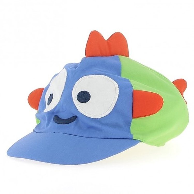DPAM Βρεφικό Καπέλο για Αγόρια Fish Friend ΜΠΛΕ