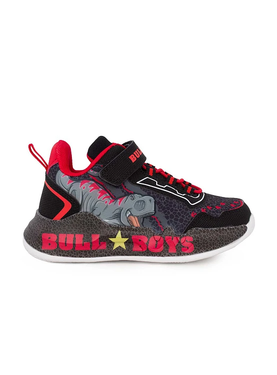 BULL BOYS Παιδικά Παπούτσια BullBoys Scarpa T-REX για Αγόρια Black (Μεγέθη 26-35) ΜΠΛΕ