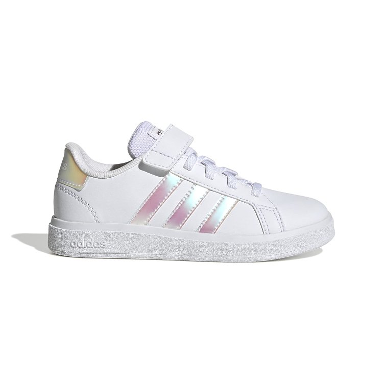 Παιδικά Παπούτσια Adidas Grand Court για Κορίτσια White/Iris (Μεγέθη 28-36) ΛΕΥΚΟ - ADIDAS - 