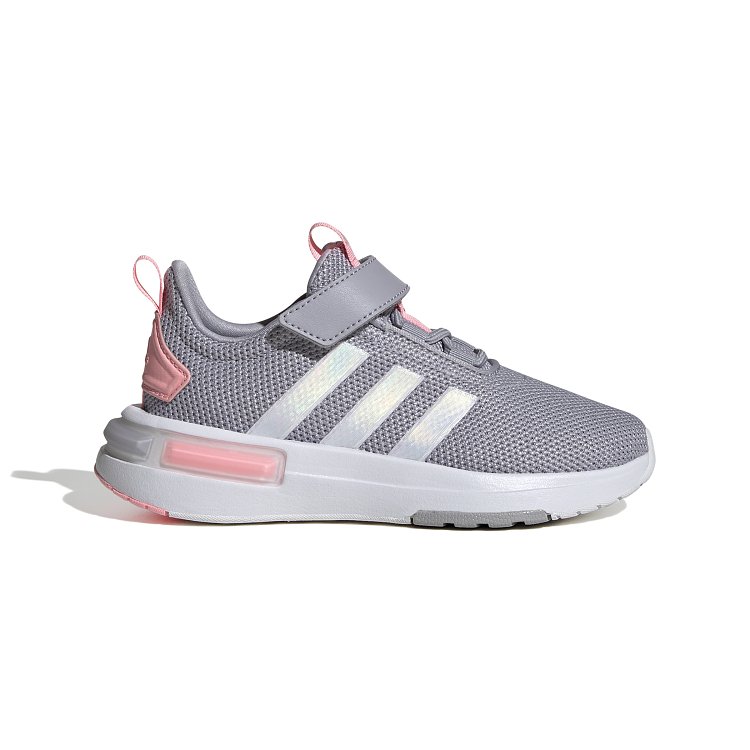 Παιδικά Παπούτσια Adidas Racer για Κορίτσια Grey (Μεγέθη 28-35) ΜΑΥΡΟ