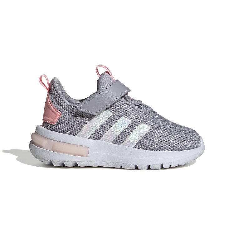 Βρεφικά Παπούτσια Adidas Racer για Κορίτσια Grey (Μεγέθη 19-27) ΜΑΥΡΟ