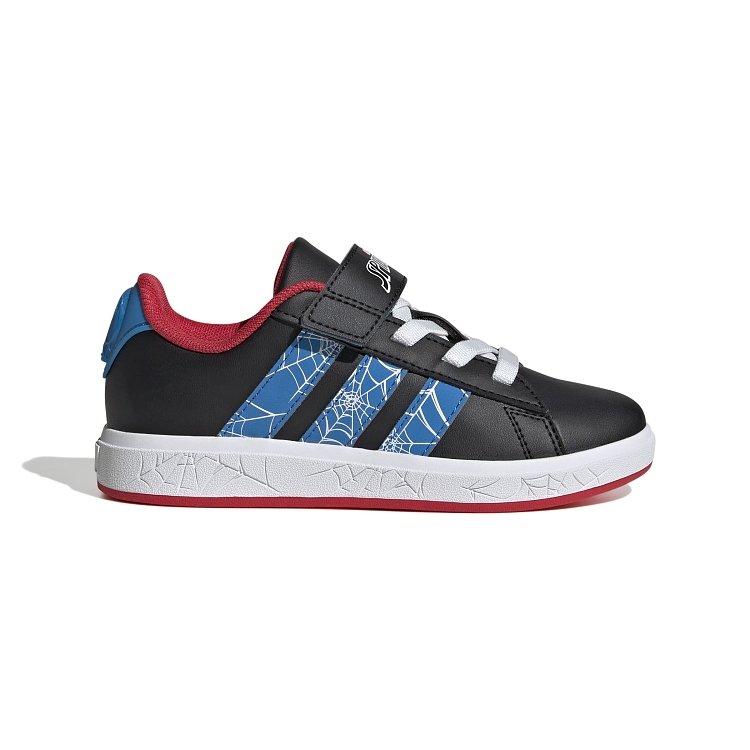 Παιδικά Παπούτσια Adidas Grand Court για Αγόρια Spider Man Black (Μεγέθη 28-35,5) ΜΑΥΡΟ