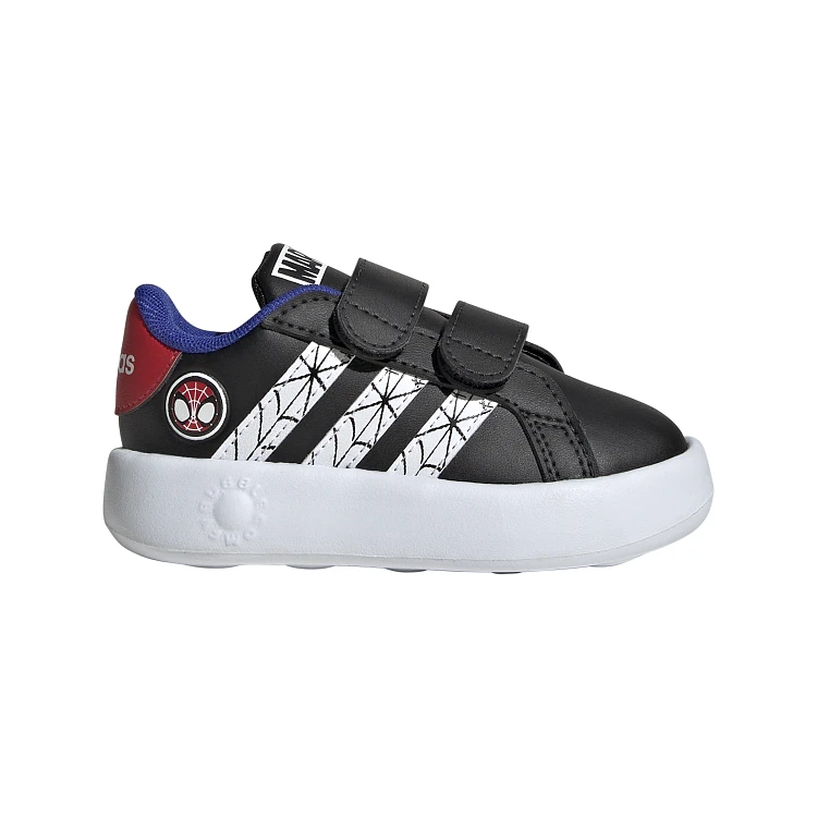 Βρεφικά Παπούτσια Adidas Grand Court για Αγόρια Marvel's Spider-Man (Μεγέθη 19-27) ΜΑΥΡΟ