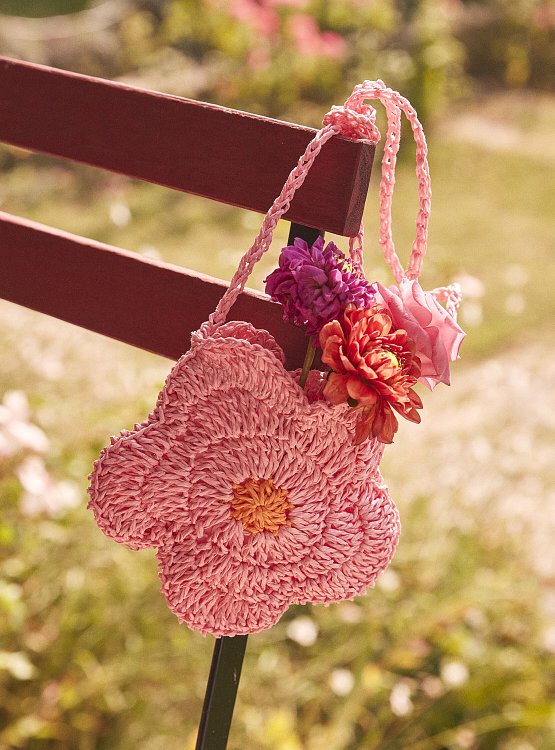 SERGENT MAJOR Παιδική Τσάντα για Κορίτσια Pink Flower ΡΟΖ