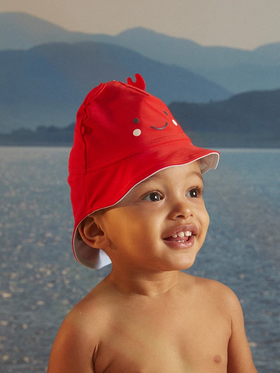 Βρεφικό Καπέλο Happy Crab KOKKINO