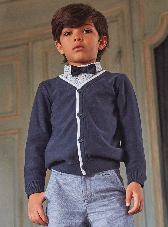 Παιδική Ζακέτα για Αγόρια Classic Navy Blue ΜΠΛΕ