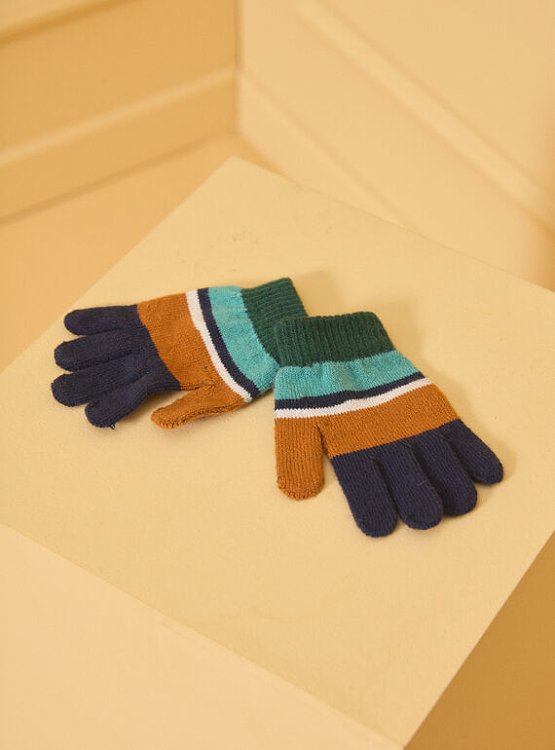 SERGENT MAJOR Παιδικά Γάντια για Αγόρια Color Block ΜΠΛΕ