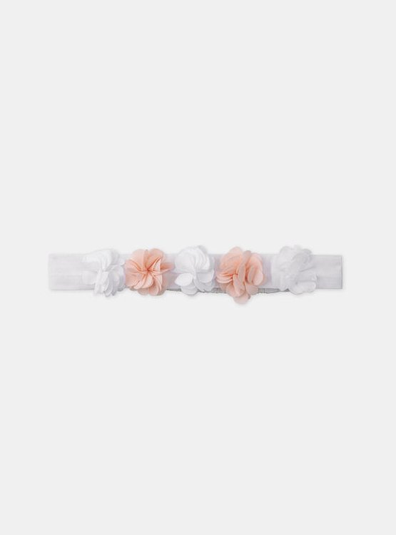 SERGENT MAJOR Βρεφική Κορδέλα για Κορίτσια Delicate Bouquet ΛΕΥΚΟ