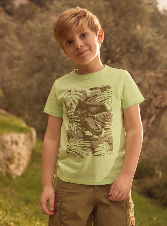 SERGENT MAJOR Παιδική Μπλούζα για Αγόρια Lime Dino ΠΡΑΣΙΝΟ
