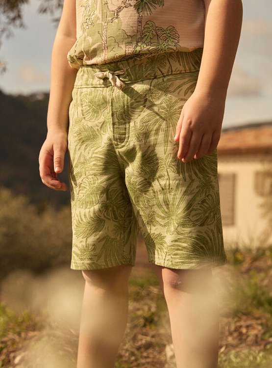 SERGENT MAJOR Παιδική Βερμούδα για Αγόρια Jungle Bottoms ΠΡΑΣΙΝΟ