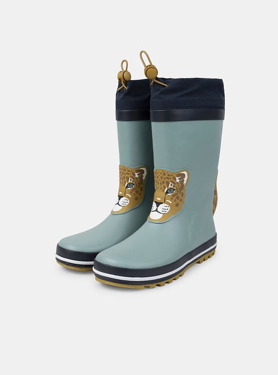 Παιδικές Γαλότσες για Αγόρια Rainy Leopard (Μεγέθη 23-32) ΜΠΛΕ