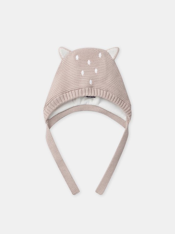 SERGENT MAJOR Βρεφικός Σκούφος για Κορίτσια Pink Deer ΜΠΕΖ