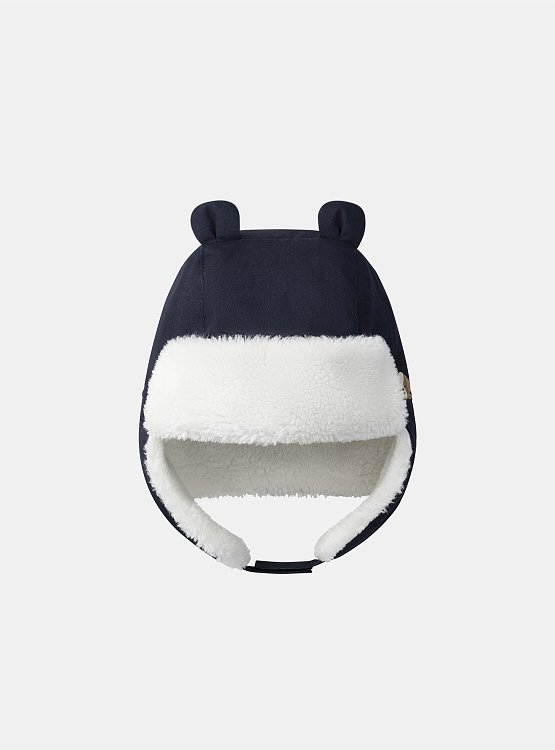 SERGENT MAJOR Βρεφικός Σκούφος για Αγόρια Cosy Ears ΜΠΛΕ