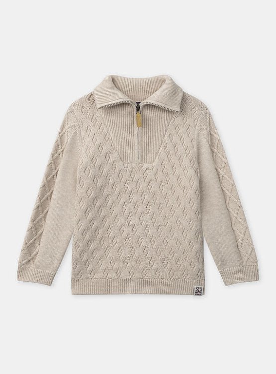 Παιδικό Πουλόβερ για Αγόρια Formal Beige ΛΕΥΚΟ