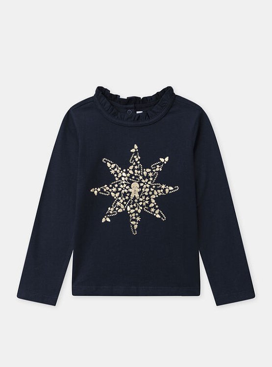 SERGENT MAJOR Παιδική Μπλούζα για Κορίτσια Navy Gingerstar ΜΠΛΕ