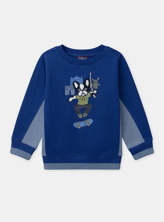 Παιδικό Φούτερ για Αγόρια Blue Bulldog ΜΠΛΕ