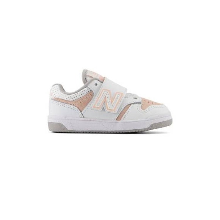 NEW BALANCE Βρεφικά Παπούτσια New Balance 480 για Κορίτσια Baby Pink/White (Μεγέθη 20-27,5) ΛΕΥΚΟ
