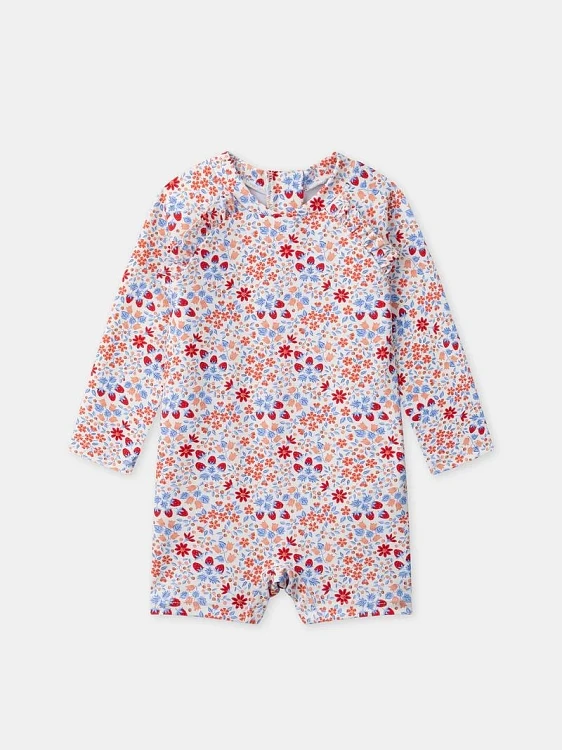SERGENT MAJOR Βρεφικό Ολόσωμο Μαγιό για Κορίτσια Tiny Floral ΠΟΛΥΧΡΩΜΟ