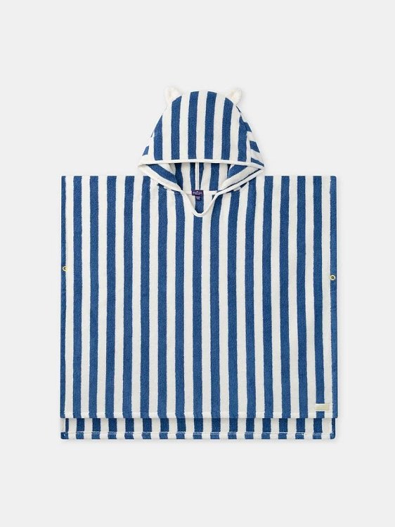 Βρεφικό/Παιδικό Πόντσο για Αγόρια Sicily Stripes ΜΠΛΕ - SERGENT MAJOR - 