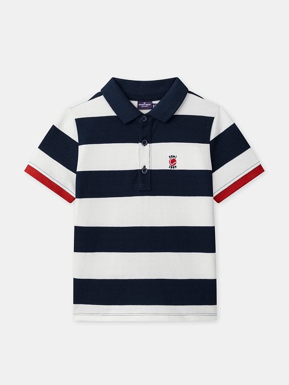 Παιδική Μπλούζα για Αγόρια Navy Polo ΛΕΥΚΟ
