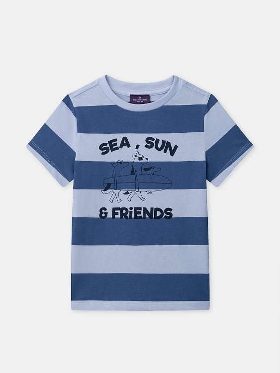 Παιδική Μπλούζα για Αγόρια Summer Essentials ΜΠΛΕ