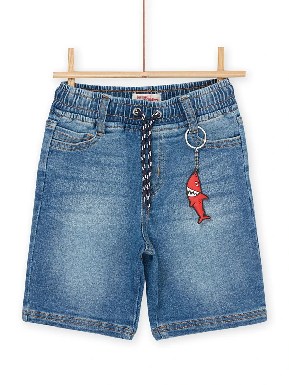 Παιδική Βερμούδα για Αγόρια Classic Denim ΜΠΛΕ - DPAM - 