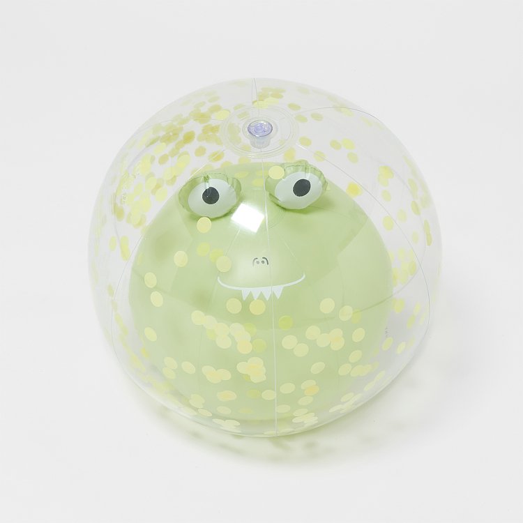 SUNNYLIFE SUNNYLIFE Φουσκωτή Μπάλα Θαλάσσης Cookie the Croc 3D ΠΟΛΥΧΡΩΜΟ