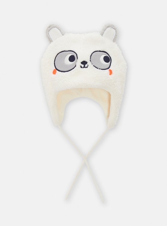 DPAM Βρεφικός Σκούφος White Panda ΛΕΥΚΟ
